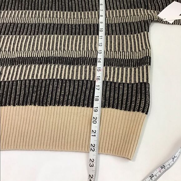 EQUIPMENT Aubin Sweater Crew Neck Neutral Pullover Knit Oversized New Size XS - Picture 9 of 16